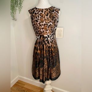 Boston Proper Leopard Print Sheath Dress NWT Sz 4